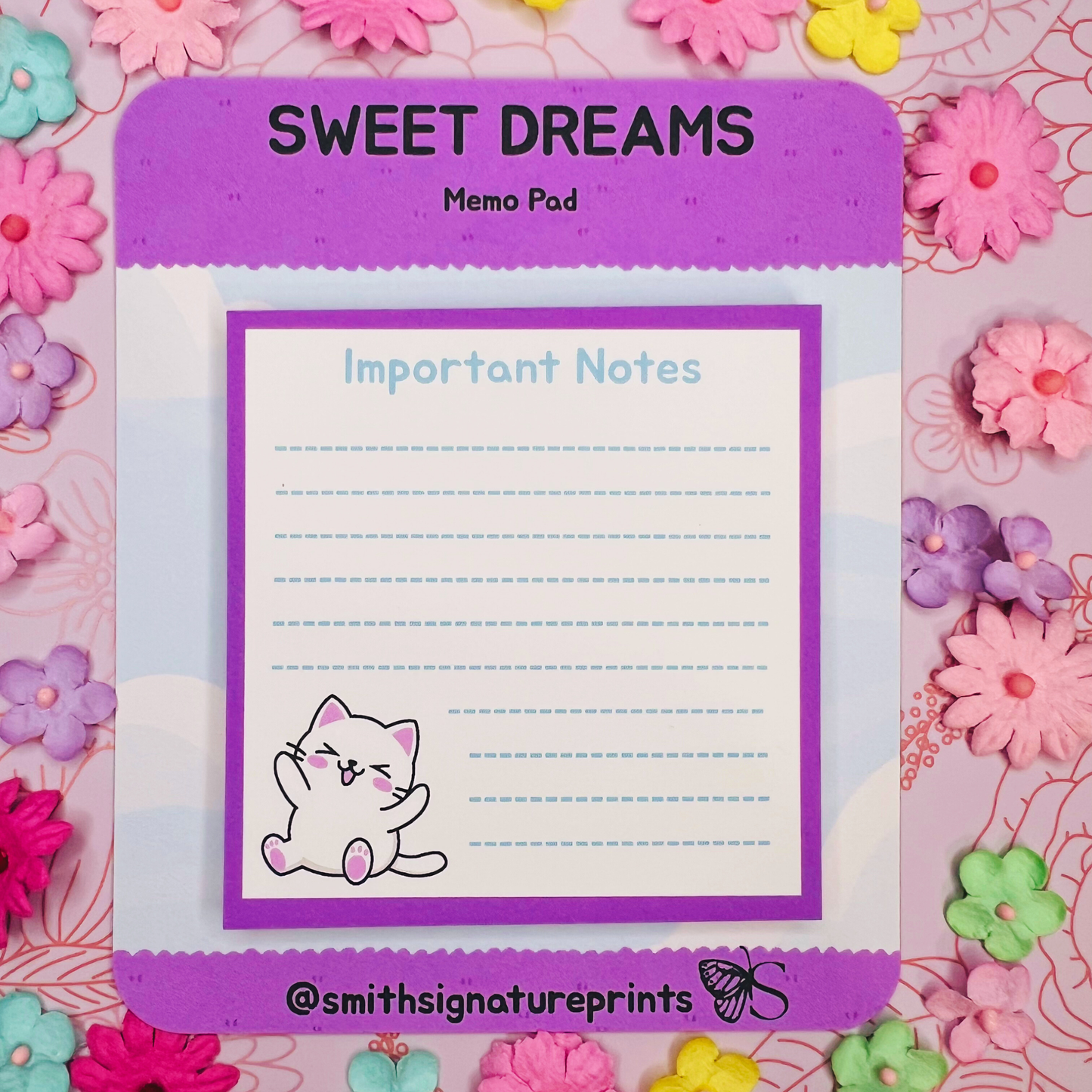 Sweet Dreams Memo Pad