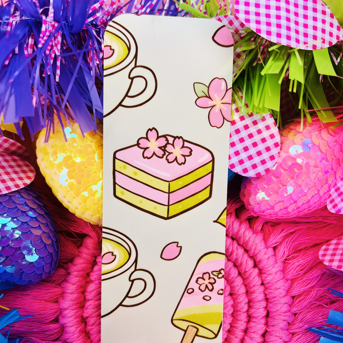 Matcha & Petals Bookmark