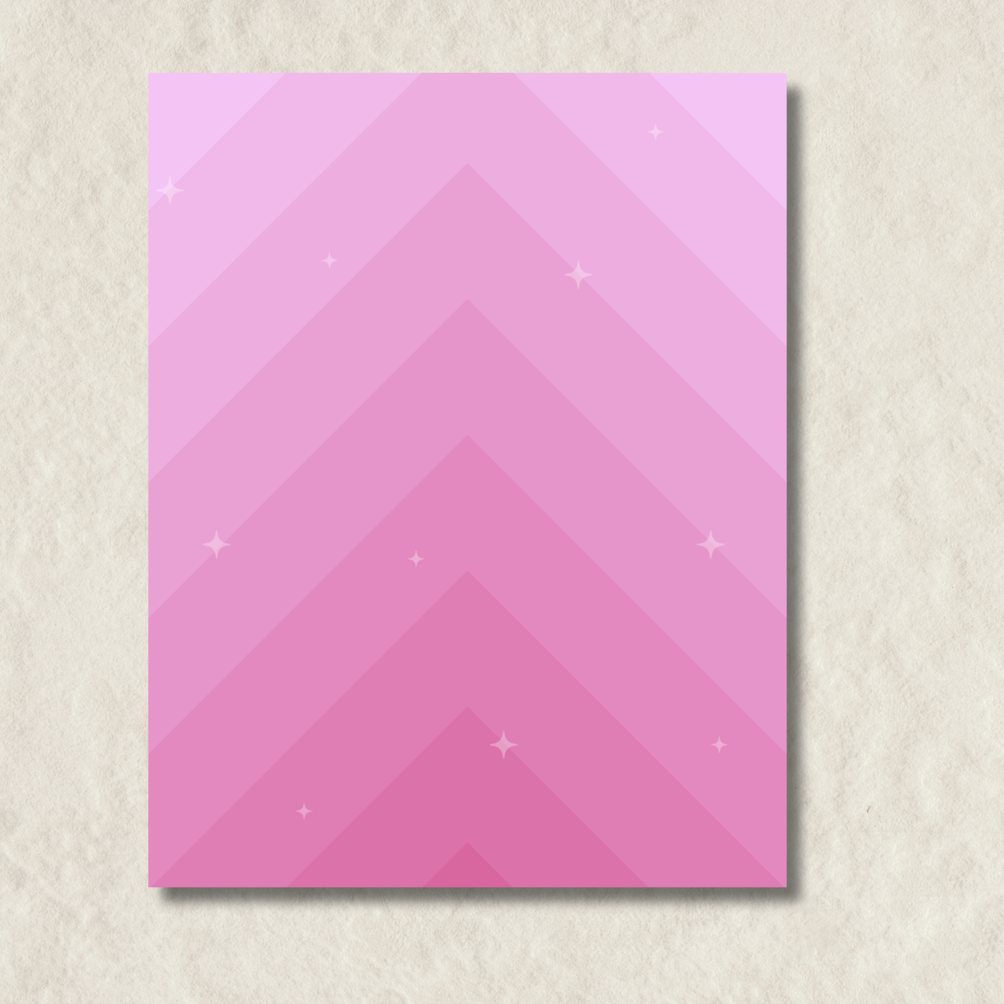 Ombre Sunset Pink Notepad