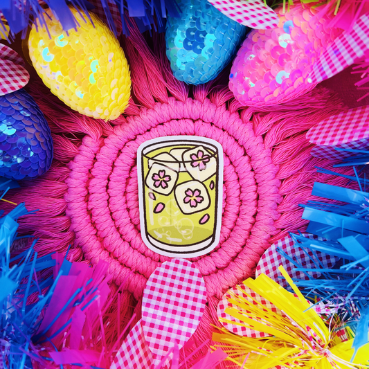 Matcha & Petals Sticker 002