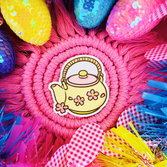 Matcha & Petals Sticker 003