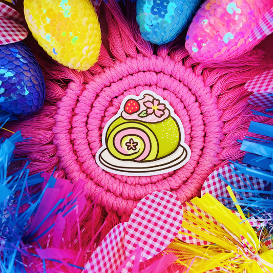 Matcha & Petals Sticker 004