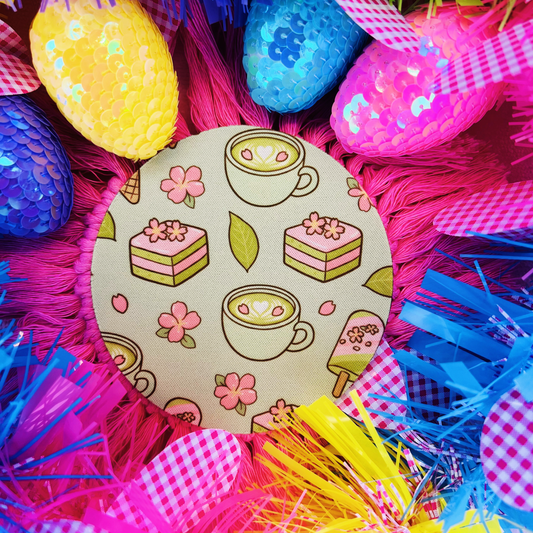 Matcha & Petals Coaster