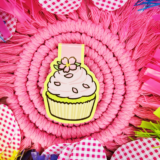 Matcha & Petals Magnetic Bookmark 002