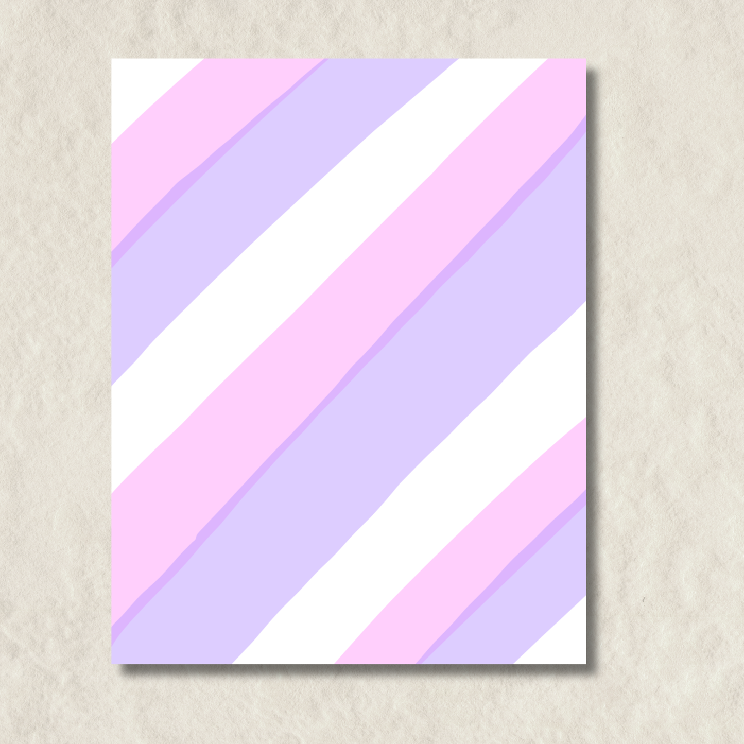 Striped Notepad