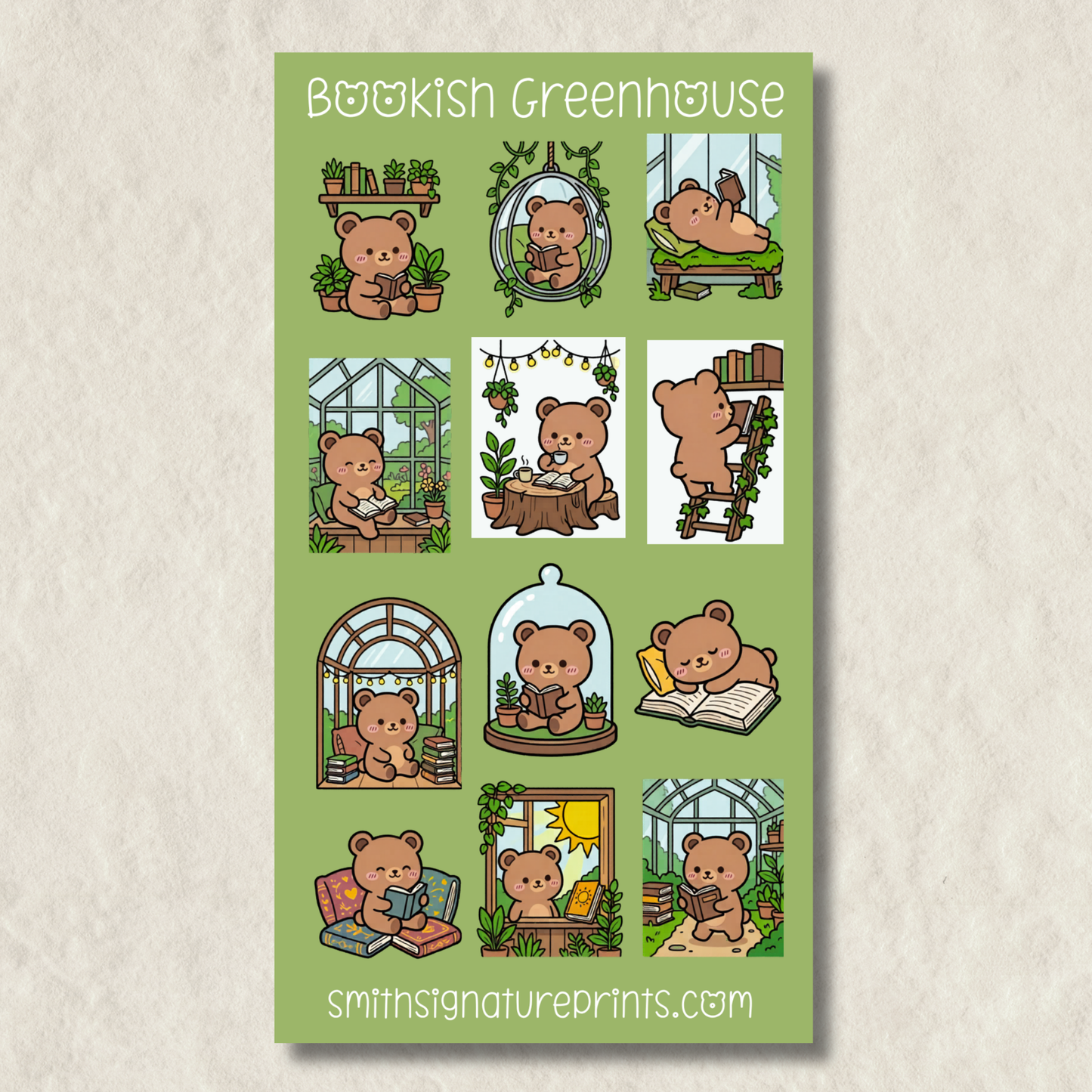 Bookish Green House #1