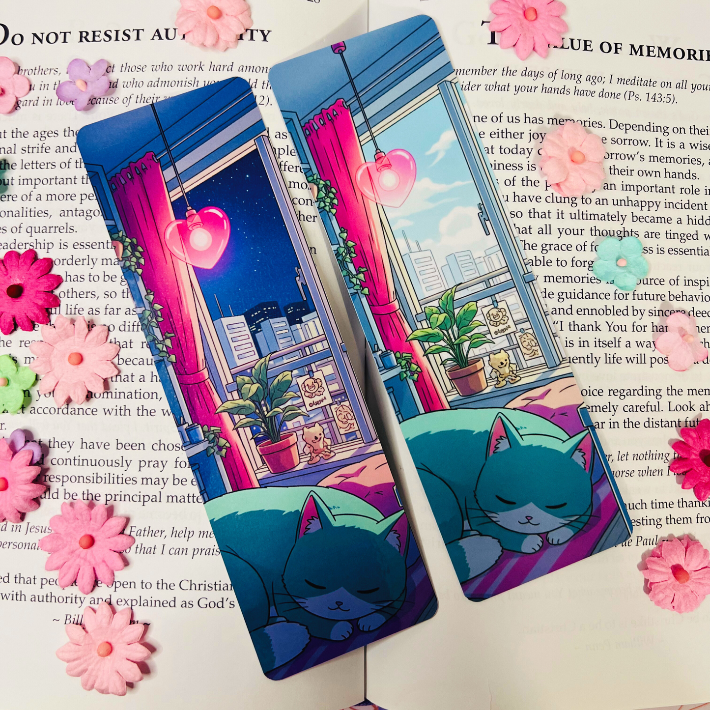 Pawsitively Snoozin' Bookmark