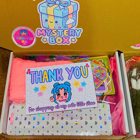 🎁 $20 Kawaii Mystery Box: 20+ Cute Stationery Surprises!