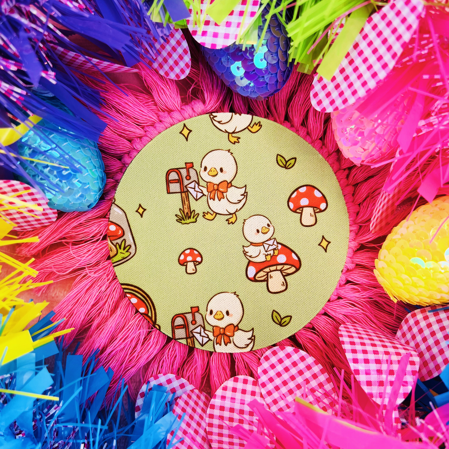 Mushroom Meadow Cafe Coaster