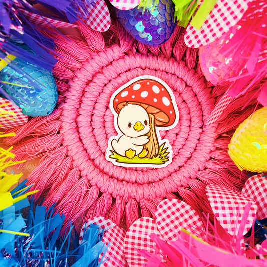 Mushroom Meadow Cafe Sticker 001