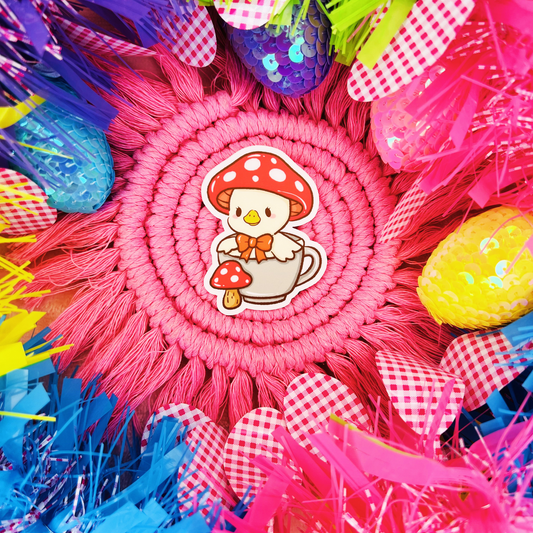 Mushroom Meadow Cafe Sticker 002