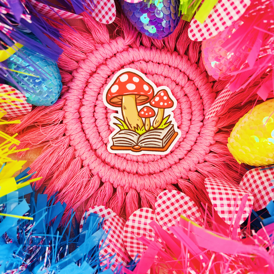 Mushroom Meadow Cafe Sticker 003