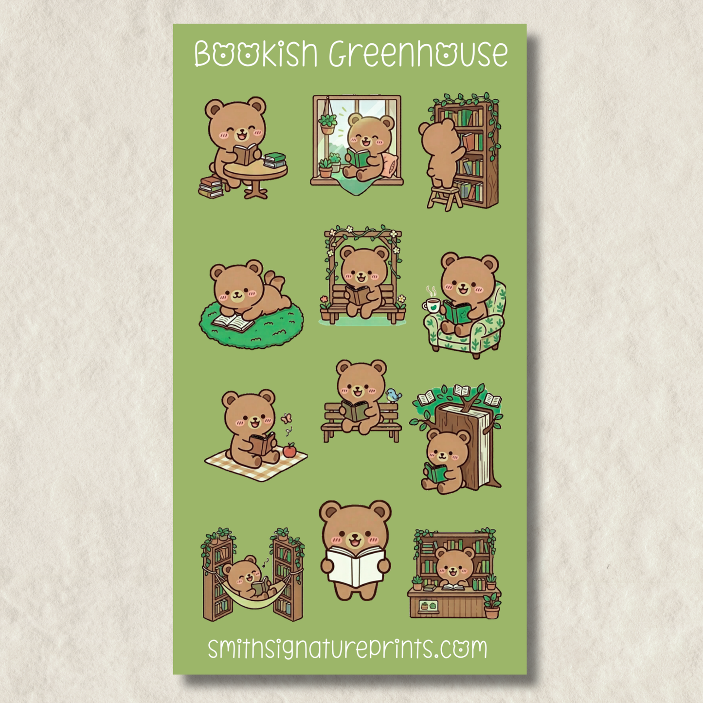 Bookish Green House #3