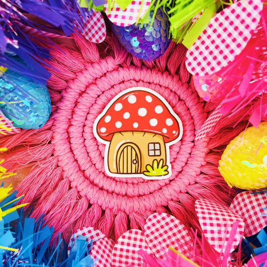 Mushroom Meadow Cafe Sticker 005