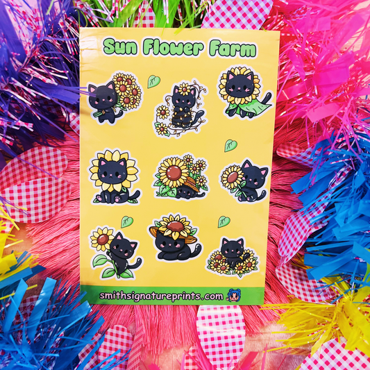 Sunflower farm Sticker Sheet