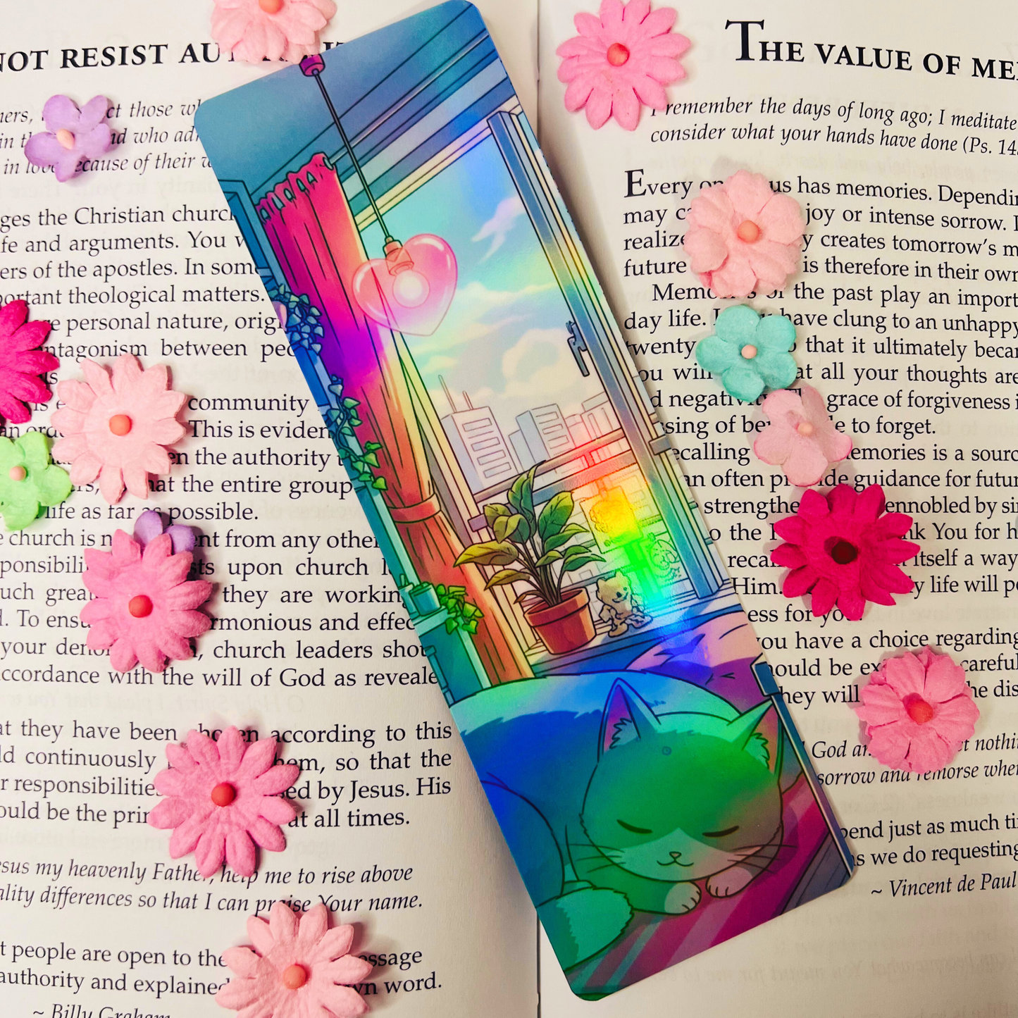 Pawsitively Snoozin' Bookmark