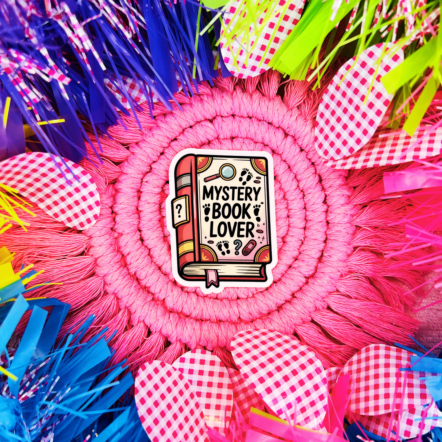 Mystery Book Lover Sticker