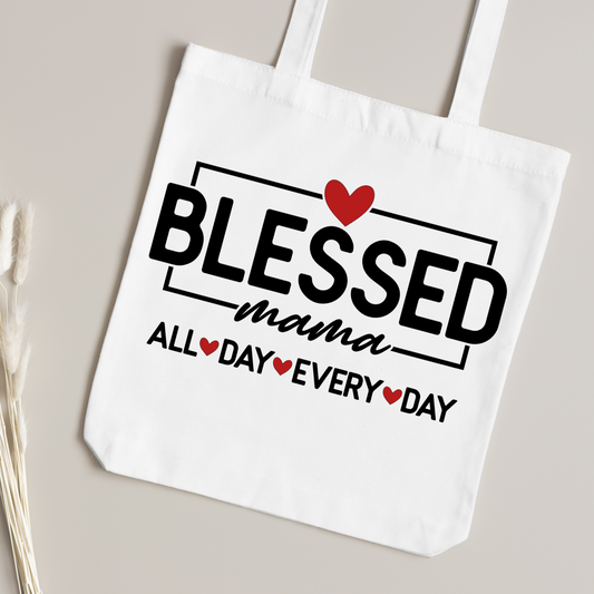 Blessed Mama Tote Bag