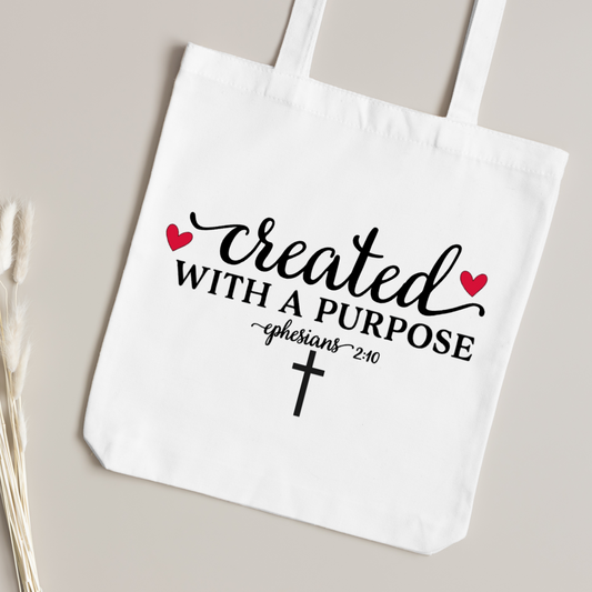 Created with a Purpose Tote Bag