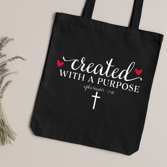 Created with a Purpose Tote Bag