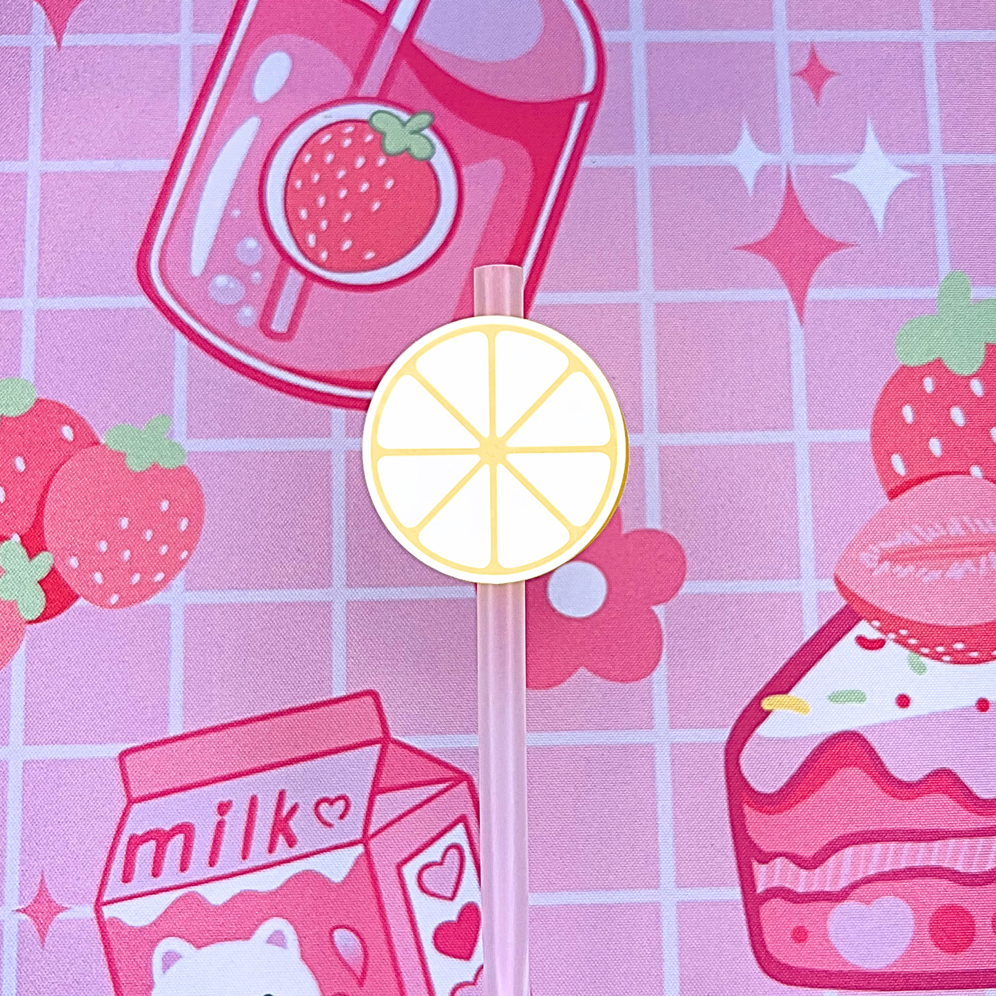 Lemon Straw Topper