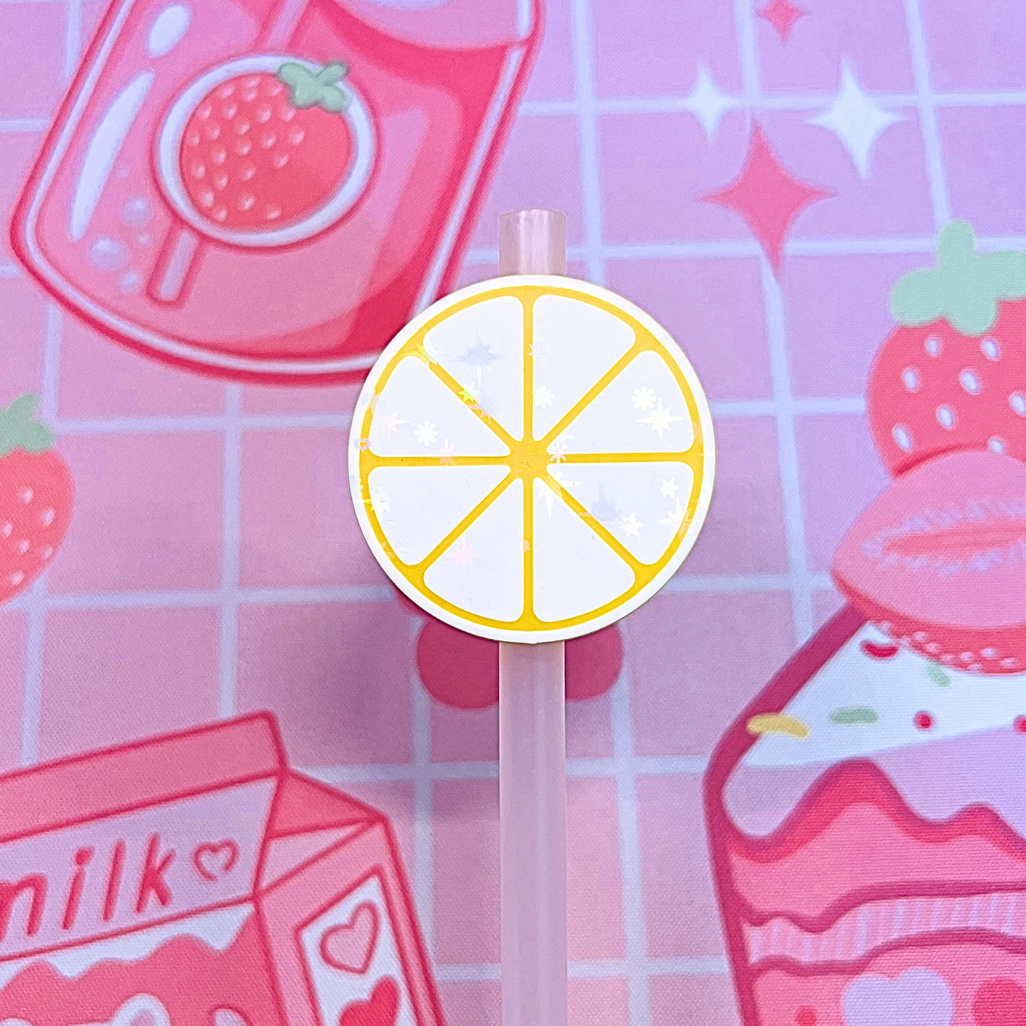Lemon Straw Topper