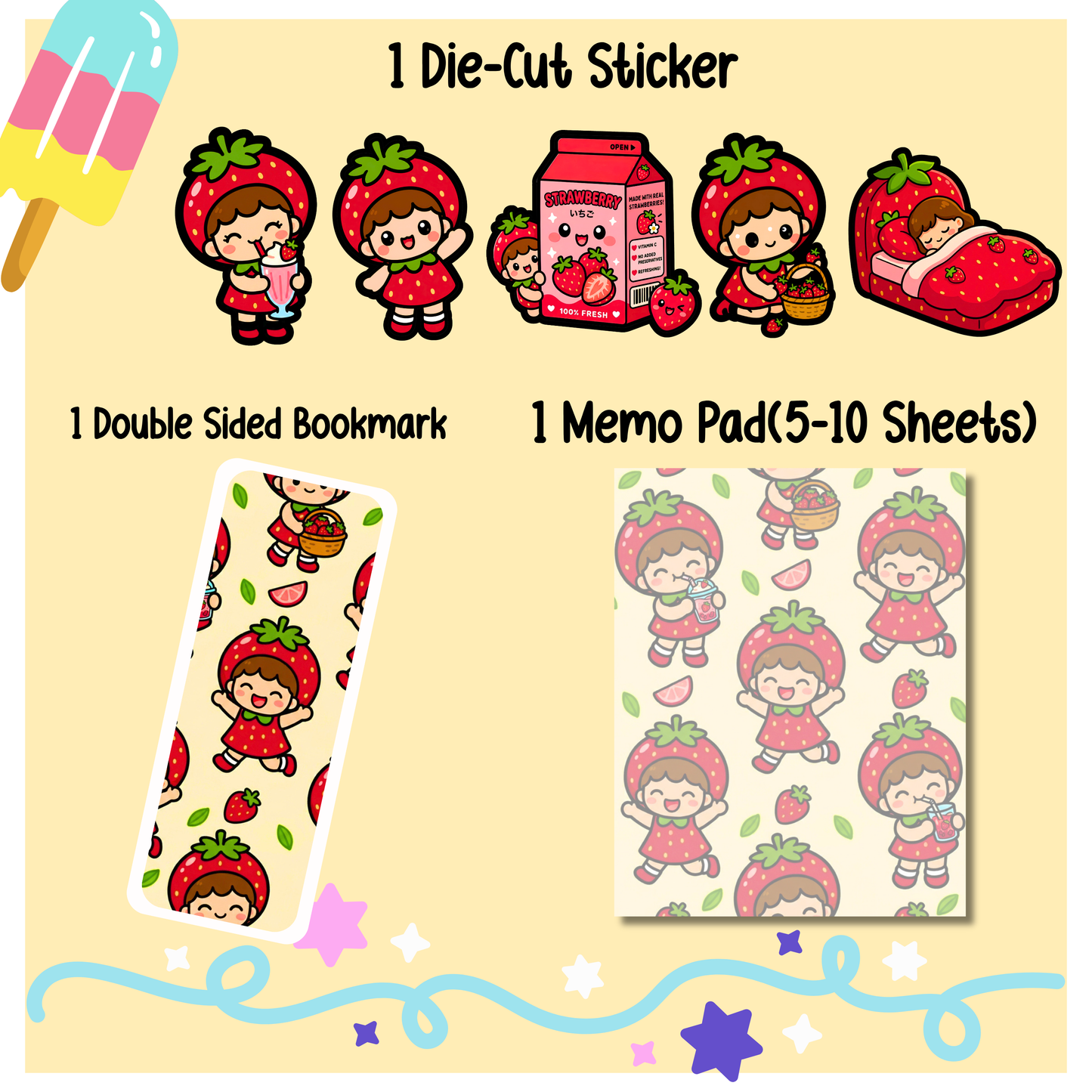 Strawberry Small Grab Bag