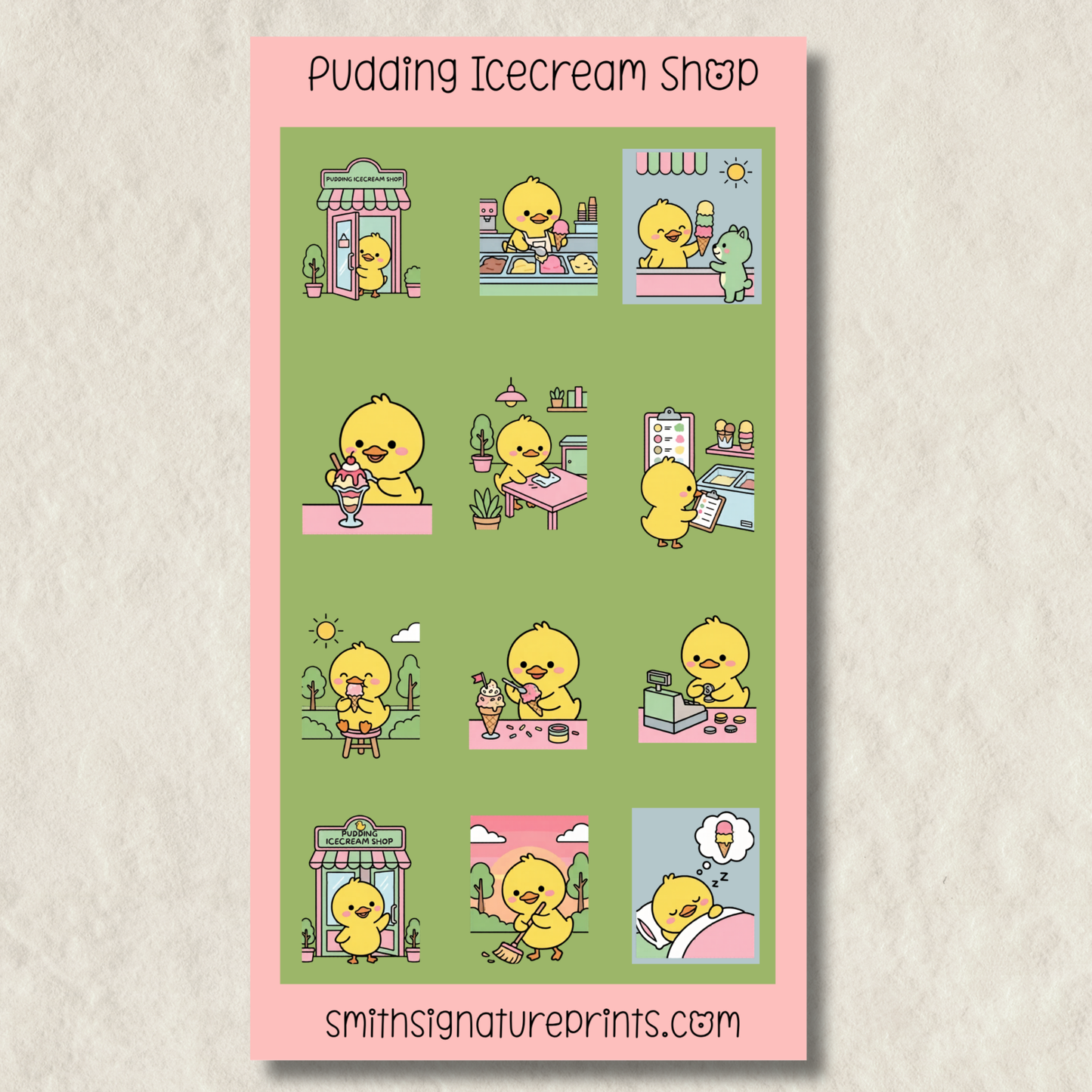 Pudding Ice-Cream Shop #1