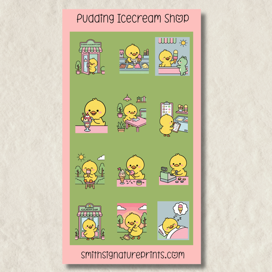 Pudding Ice-Cream Shop #1