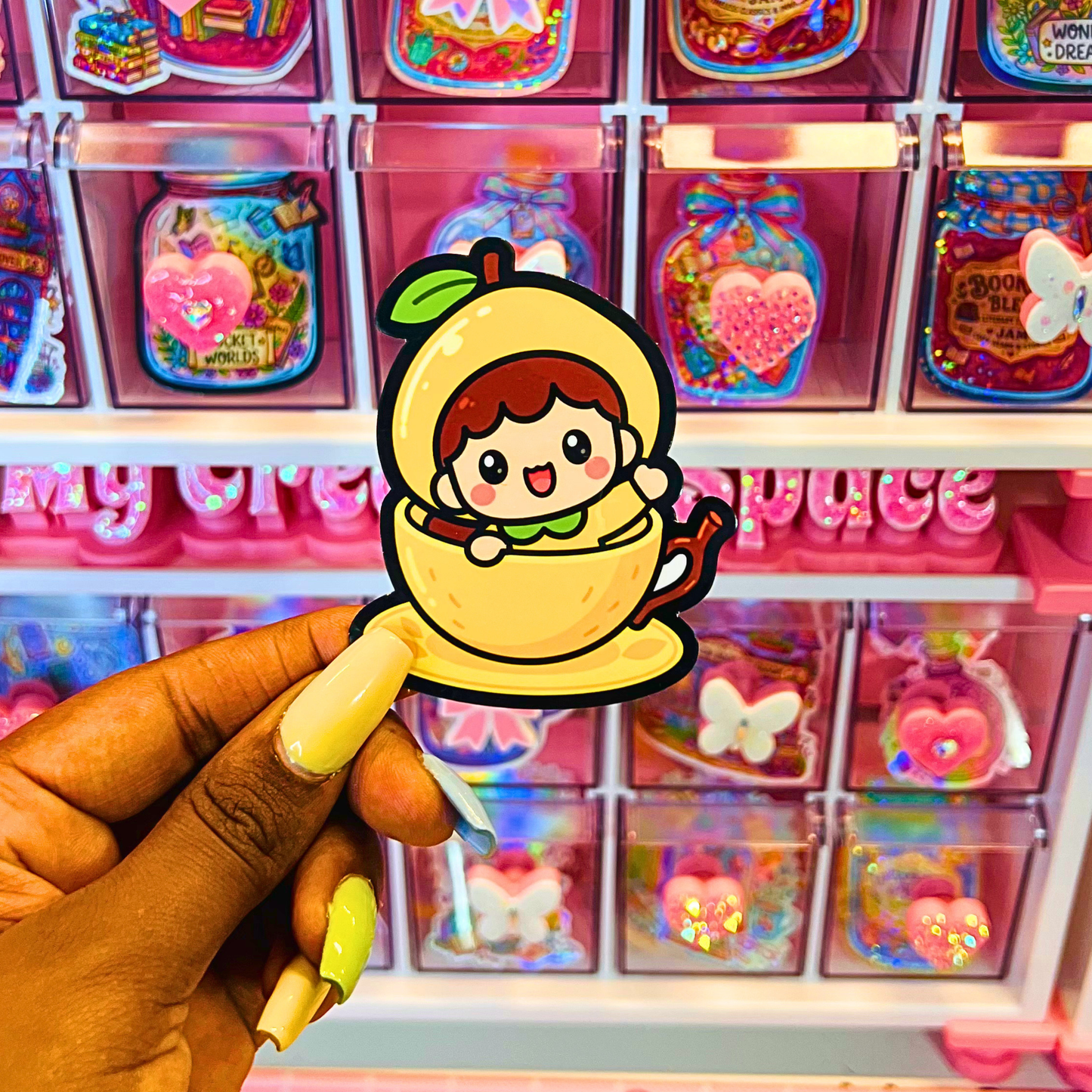 Lemon Die Cut Stickers
