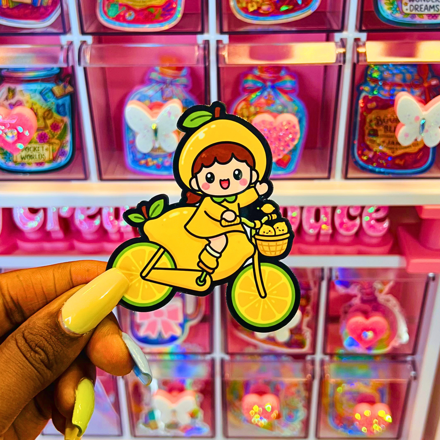Lemon Die Cut Stickers