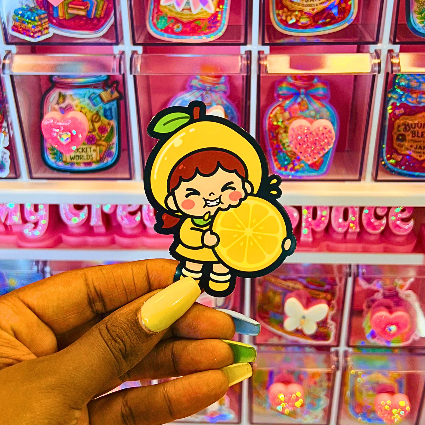 Lemon Die Cut Stickers
