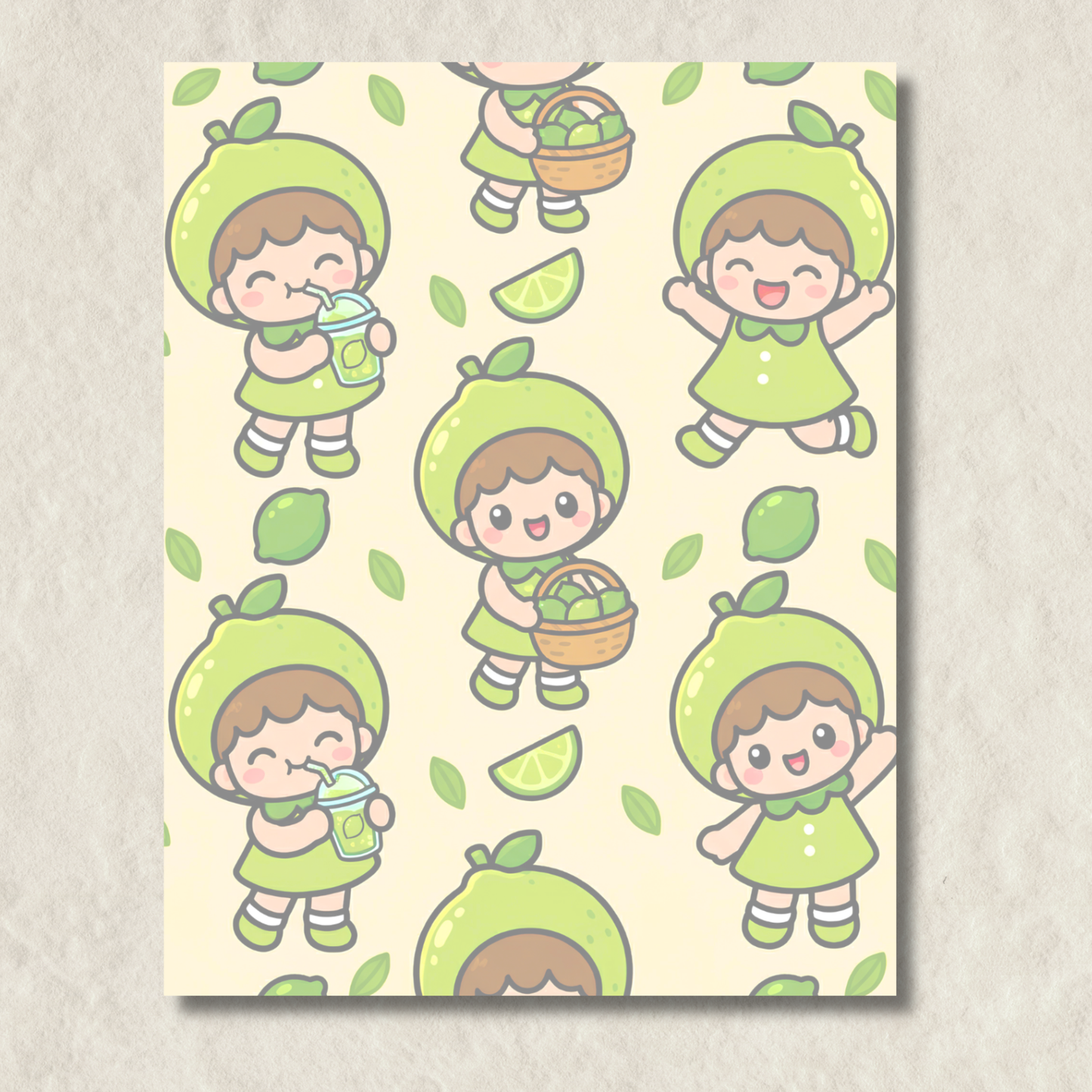 Luna Lime Pops Notepad