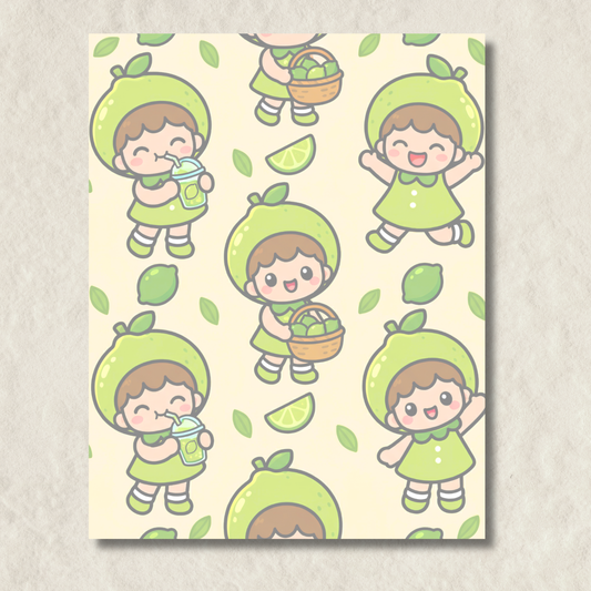 Luna Lime Pops Notepad