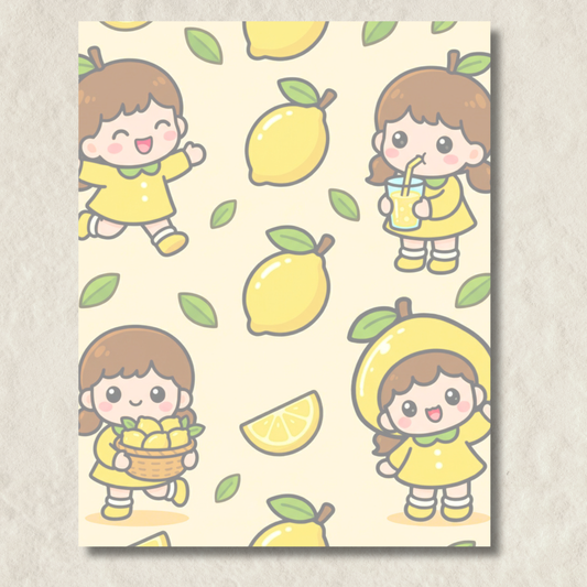 Lily Lemon Drops Notepad