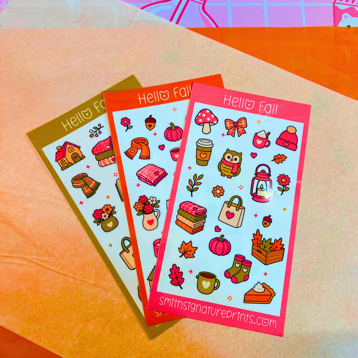 Fall Stationery Kawaii Box