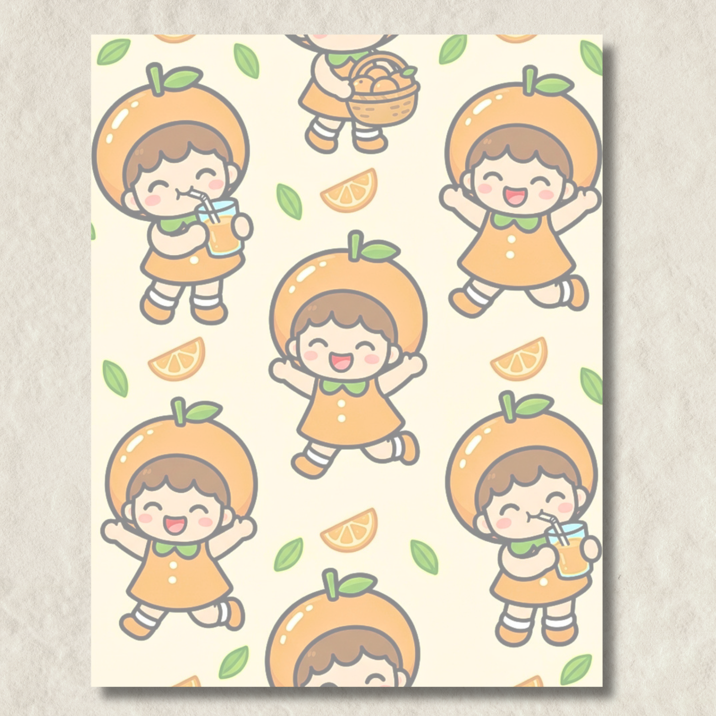 Ollie Orange Slices Notepad