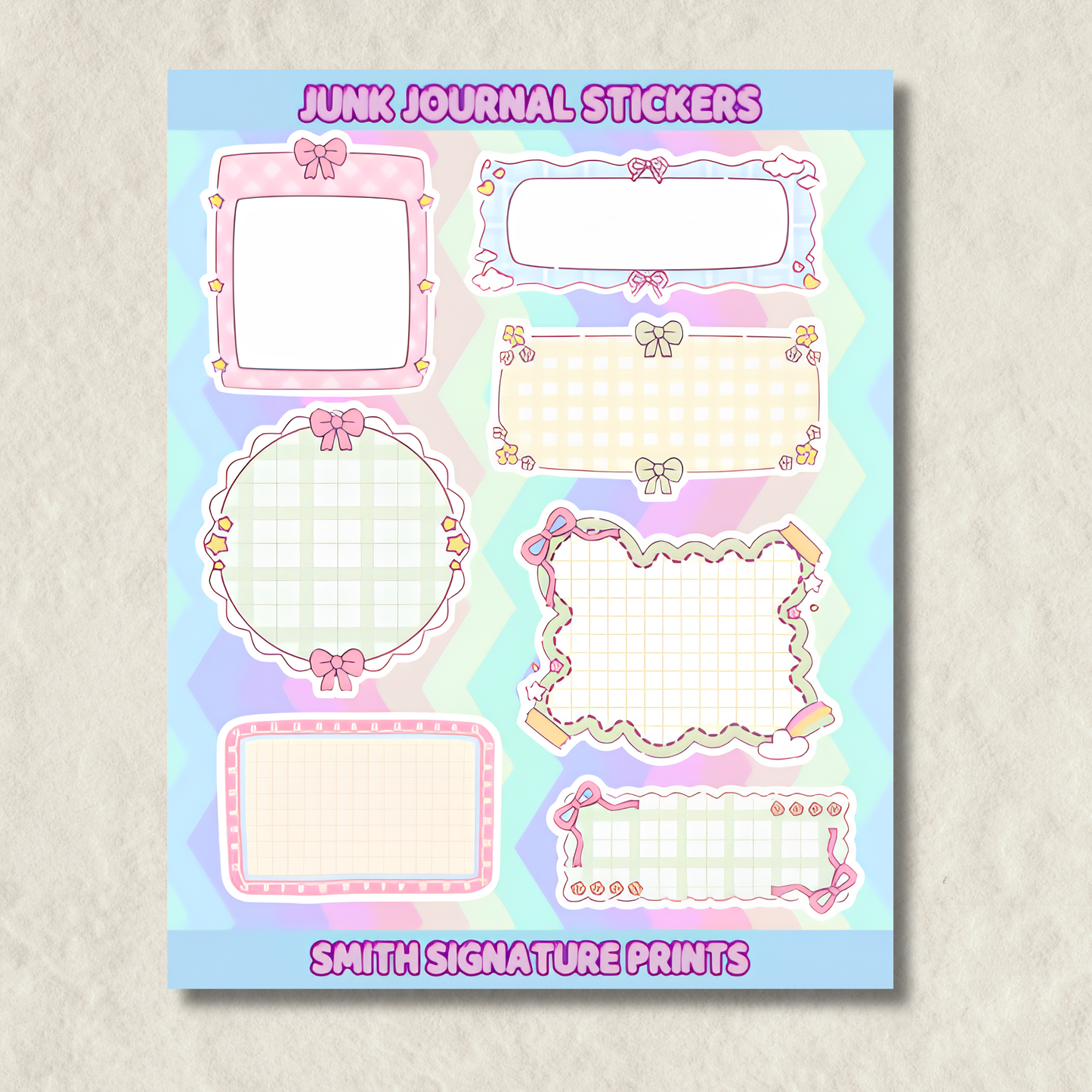 Junk Journal Sticker Sheet #2