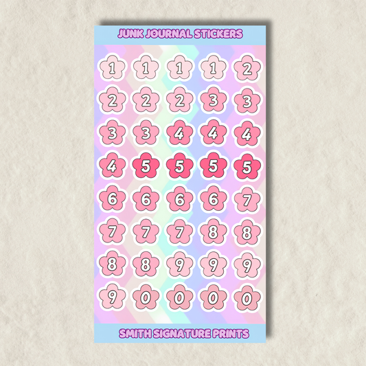 Junk Journal Sticker Sheet #5