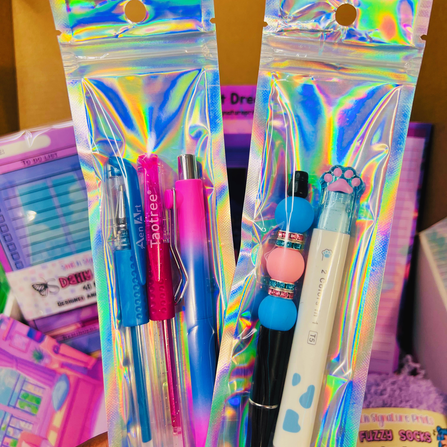 Bubble Bliss Aesthetic Stationery Box