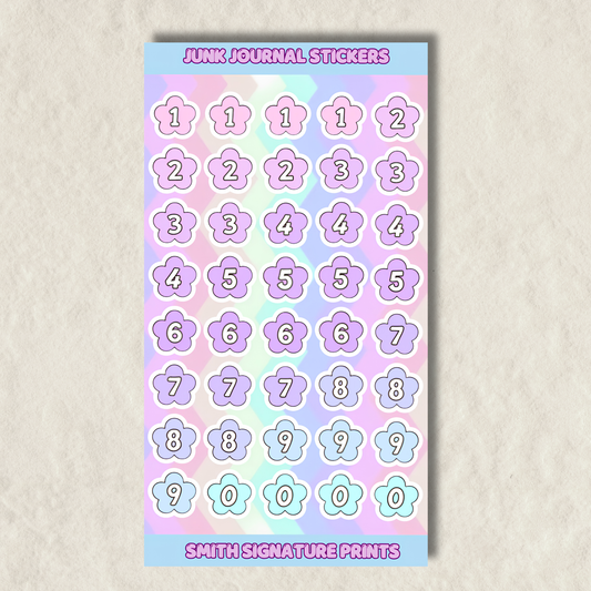 Junk Journal Sticker Sheet #6