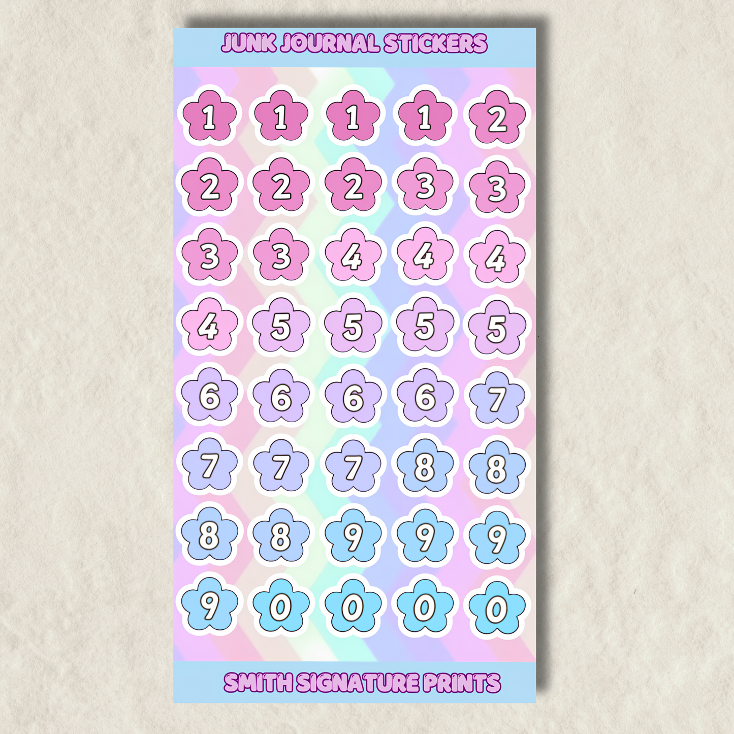 Junk Journal Sticker Sheet #7