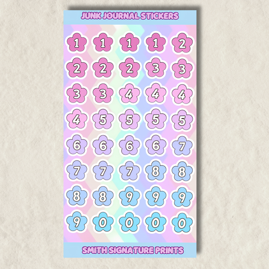 Junk Journal Sticker Sheet #7