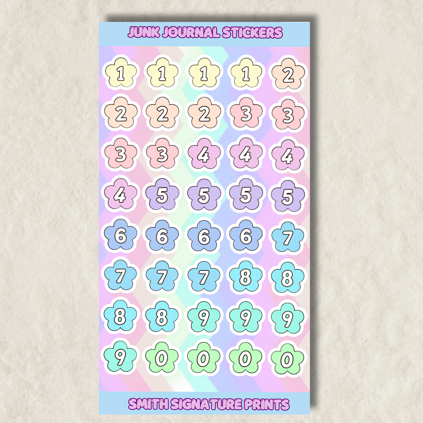 Junk Journal Sticker Sheet #8