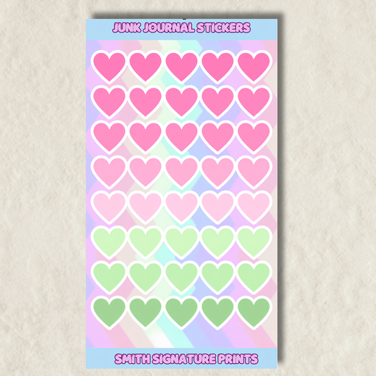 Junk Journal Sticker Sheet #17