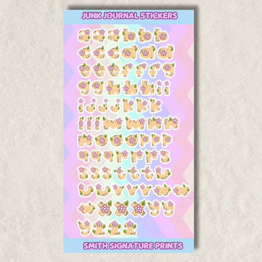 Junk Journal Sticker Sheet #19