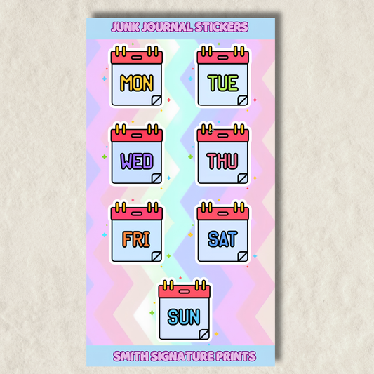Junk Journal Sticker Sheet #16
