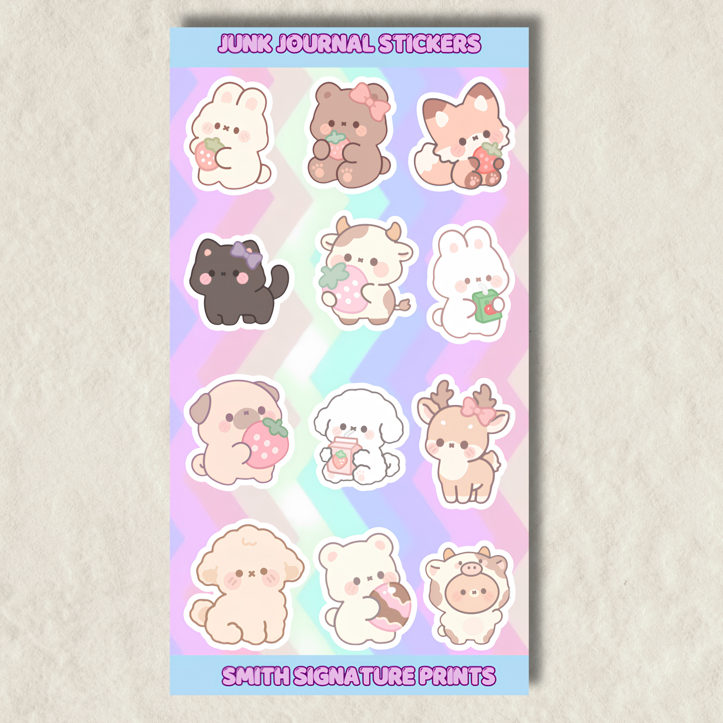 Junk Journal Sticker Sheet #11