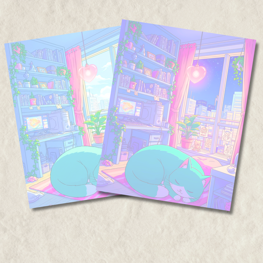 Pawsitively Snoozin' Notepad