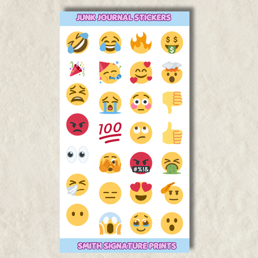 Junk Journal Sticker Sheet #22